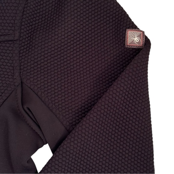 Spyder Encore Black Half Zip Fleece Pullover Athletic Sweater Jacket Small - Picture 5 of 6